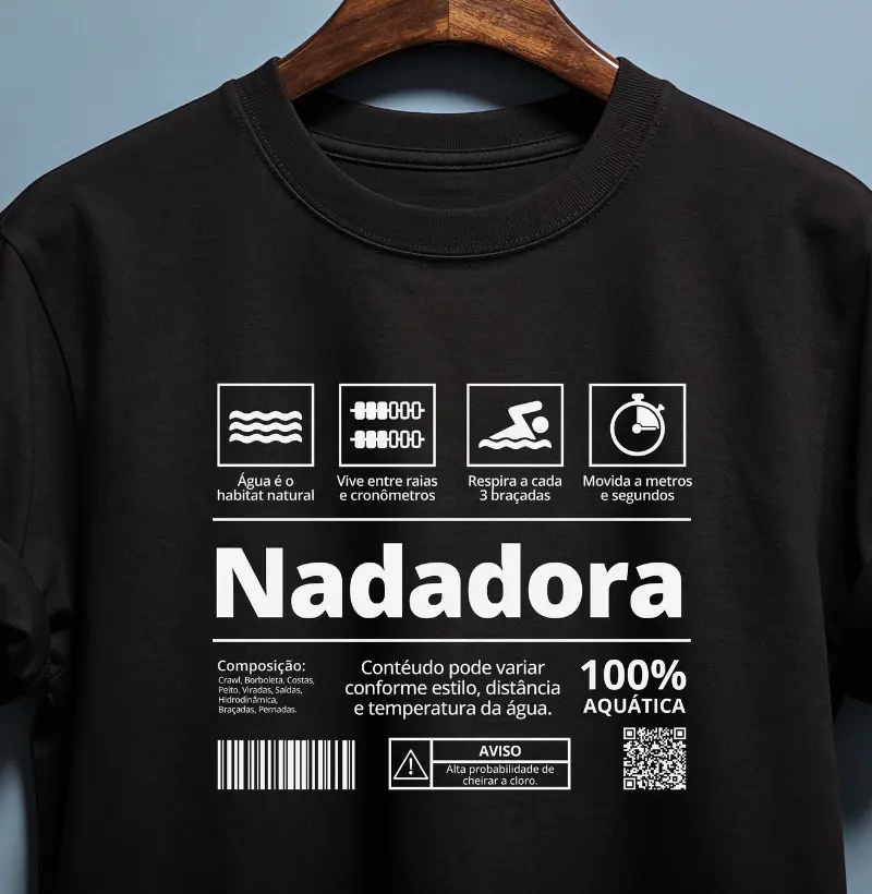 Rótulo Nadadora