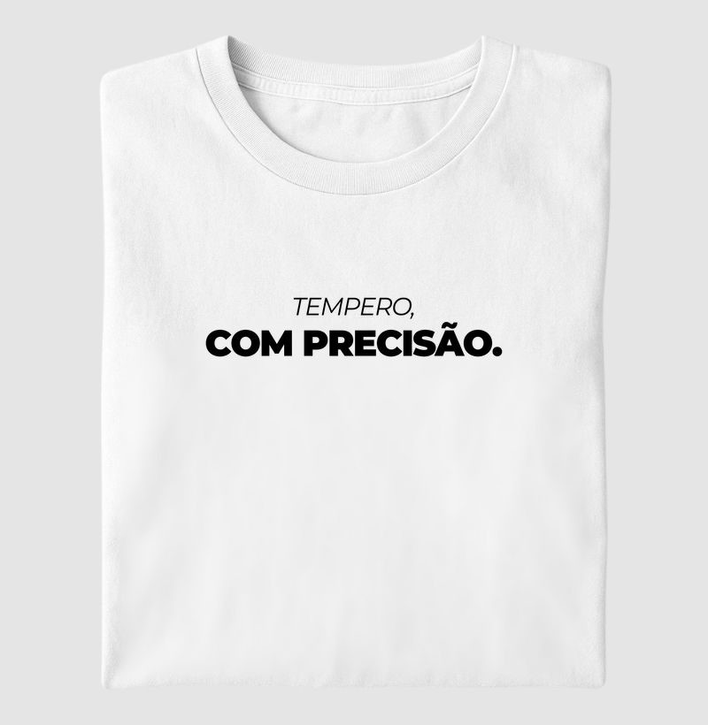 Tempero, com precisão. NV