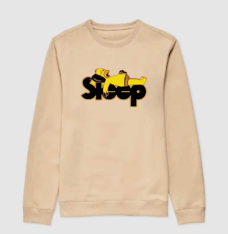 Suéter Moletom Homer Simpson Sleep