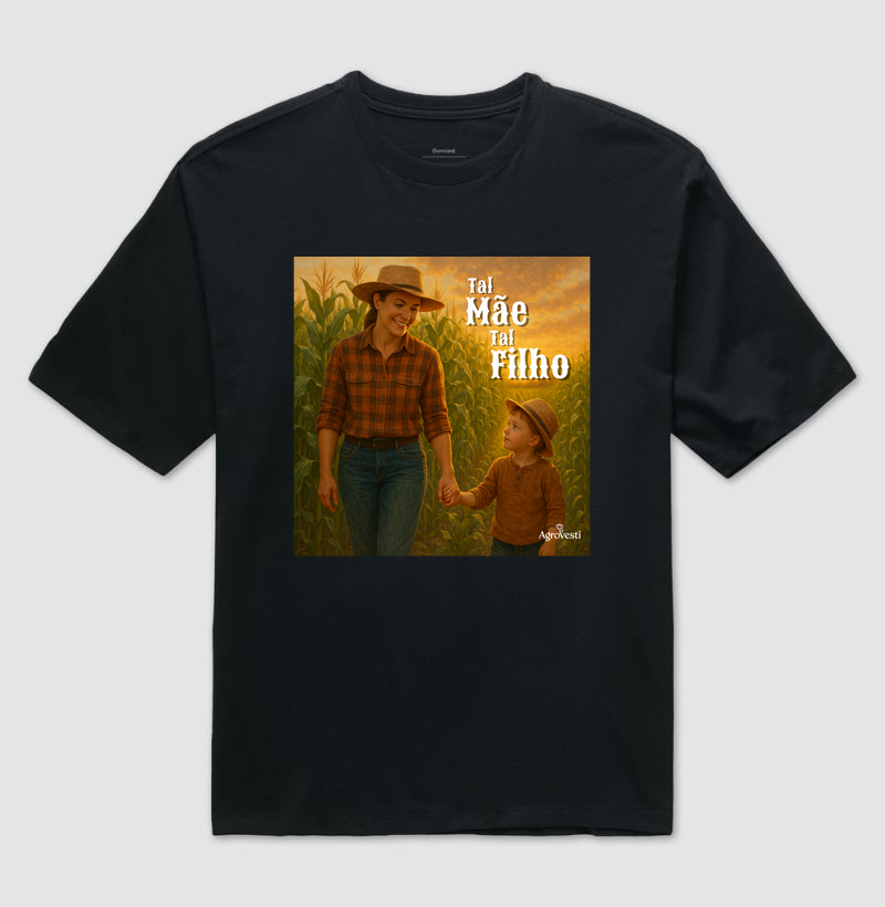 Camiseta Algodão - Tal Mãe Tal Filho