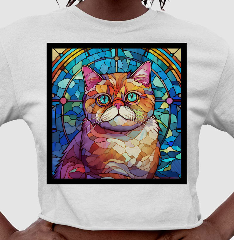 Vitral: Gato Exótico