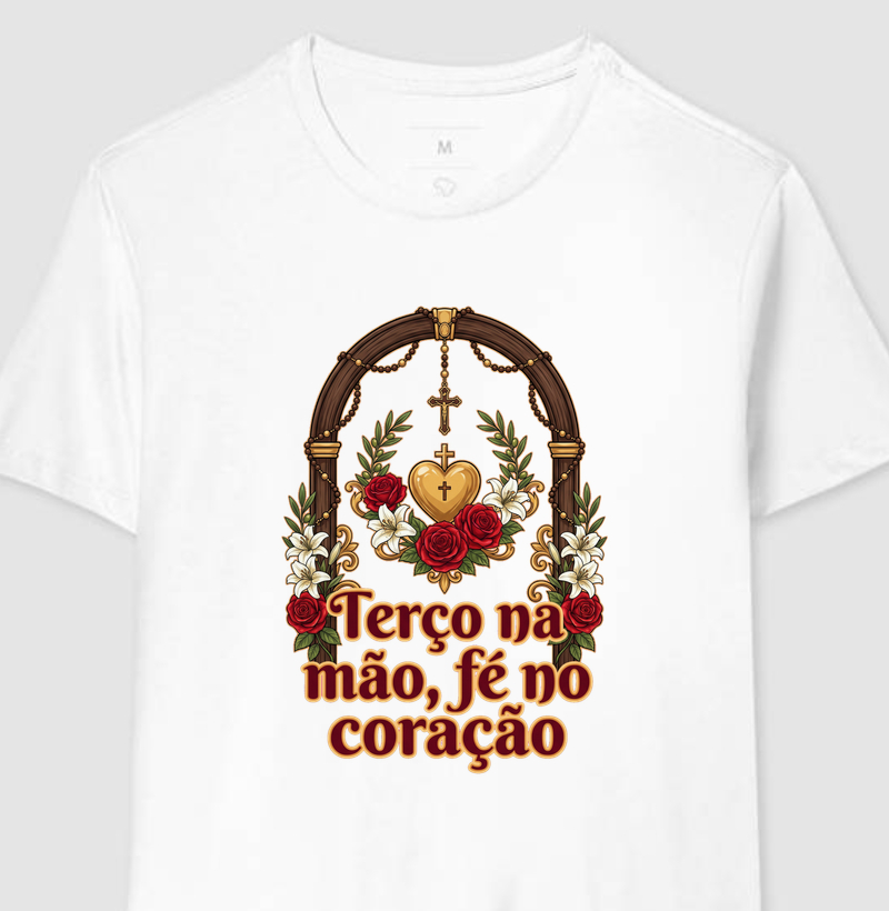 Terço na Mão Fé no coração