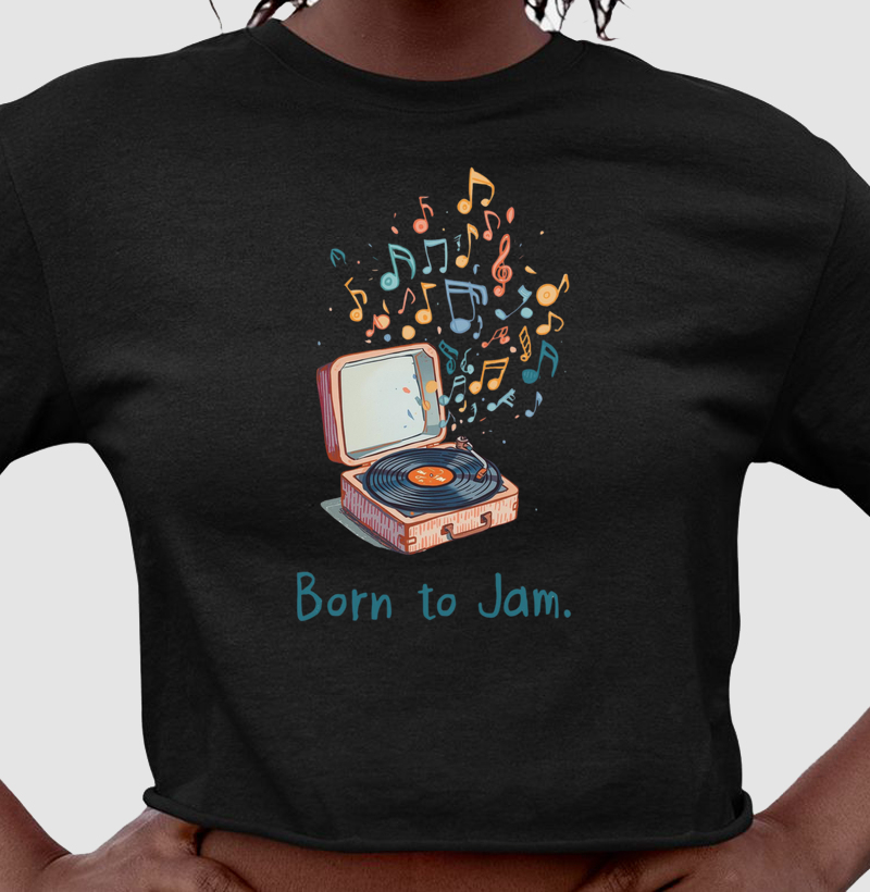 Cropped Nascido para o Ritmo