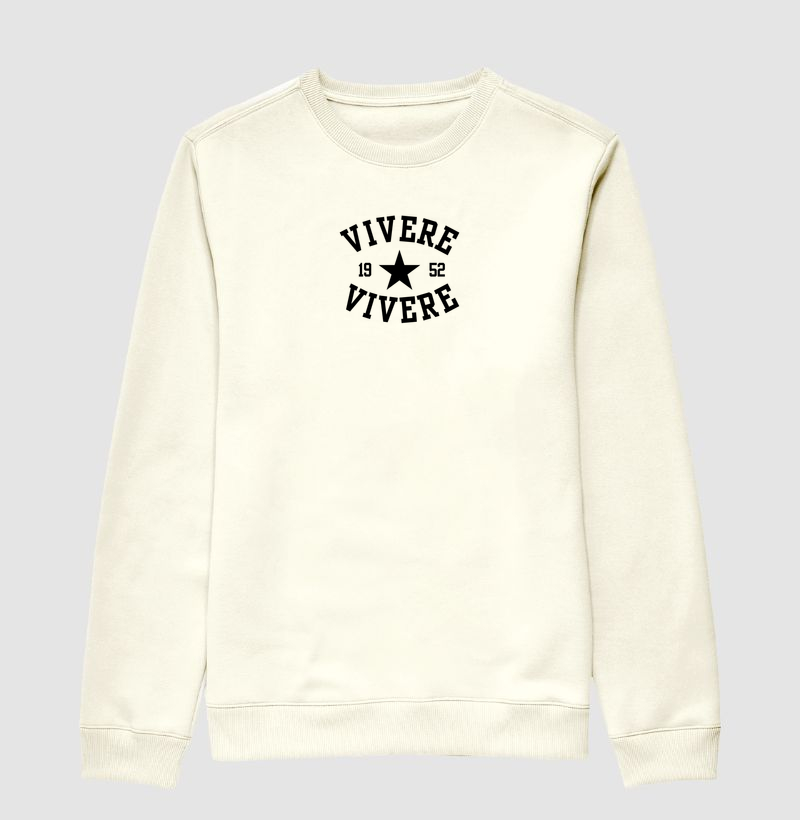 Suéter moletom unisex Vivere 1952