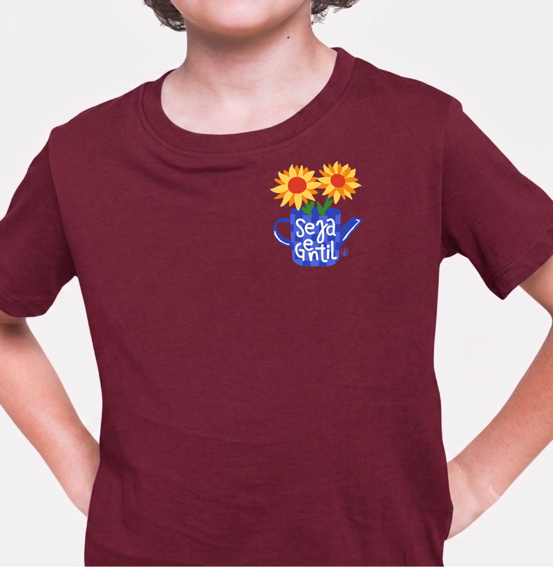 Seja Gentil símbolo - Camiseta Infantil