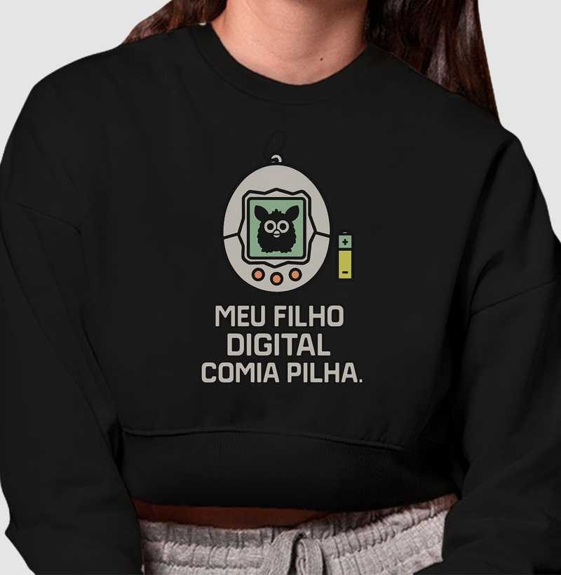 Meu filho digital comia pilha