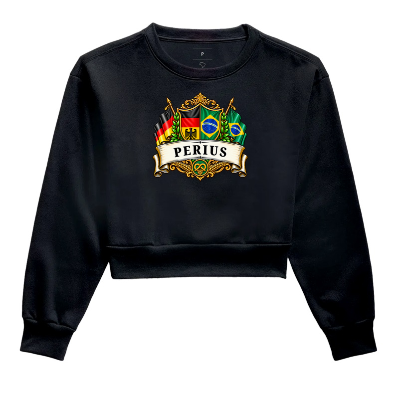 Perius – - Cropped Moletom