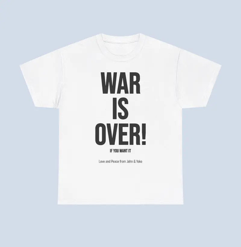 Camiseta War Is Over White