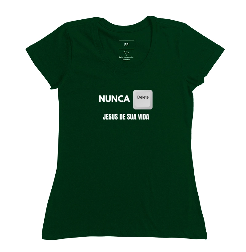 Feminina Nunca Delete Jesus Cores