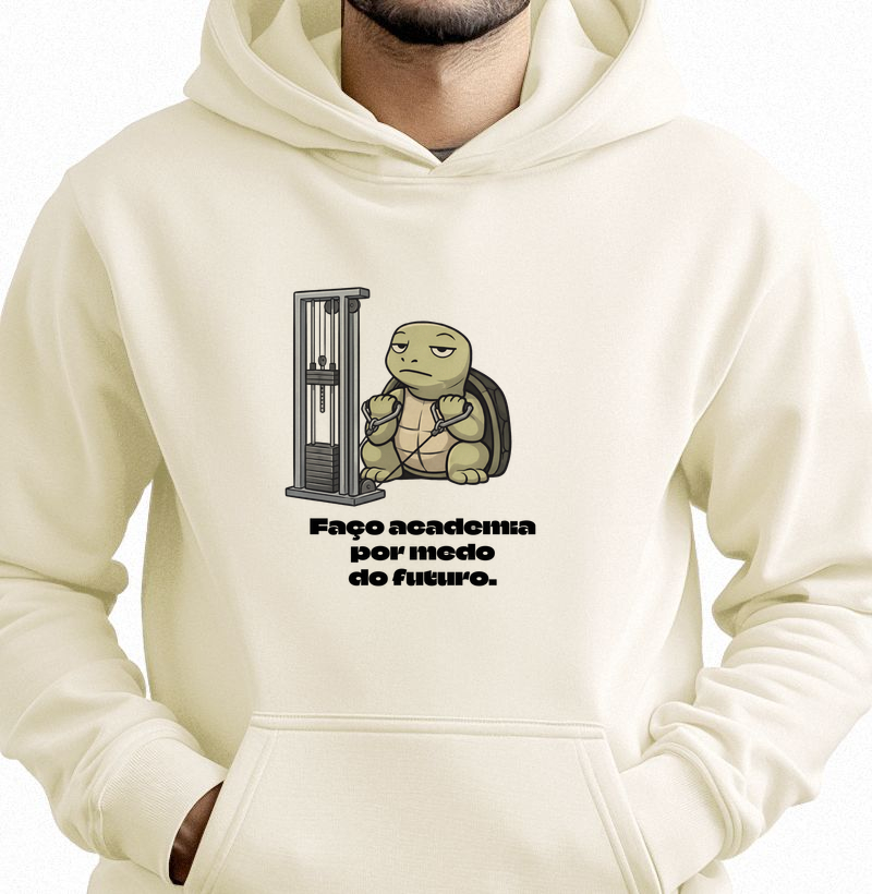 Faço academia por medo do futuro