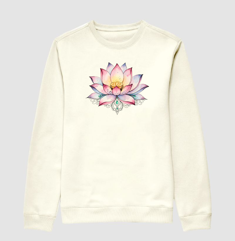 Flor de Lótus - Aquarela