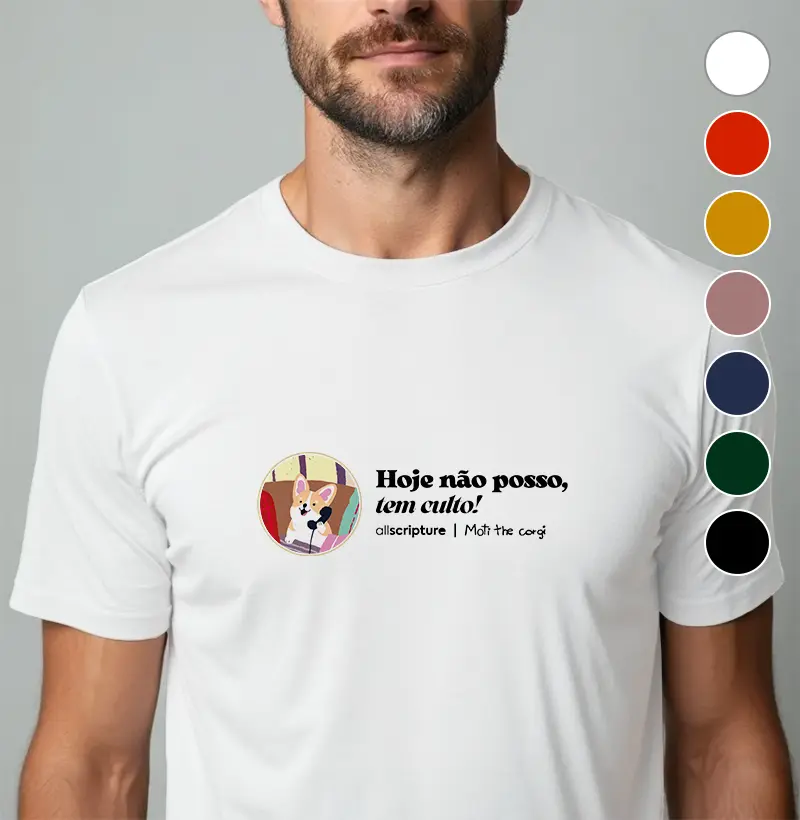 [collab @motithecorgi] Hoje não posso, tem culto!