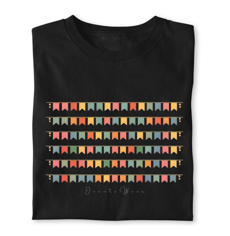 Camiseta "Bandeirinhas de São João" | Modelo 2
