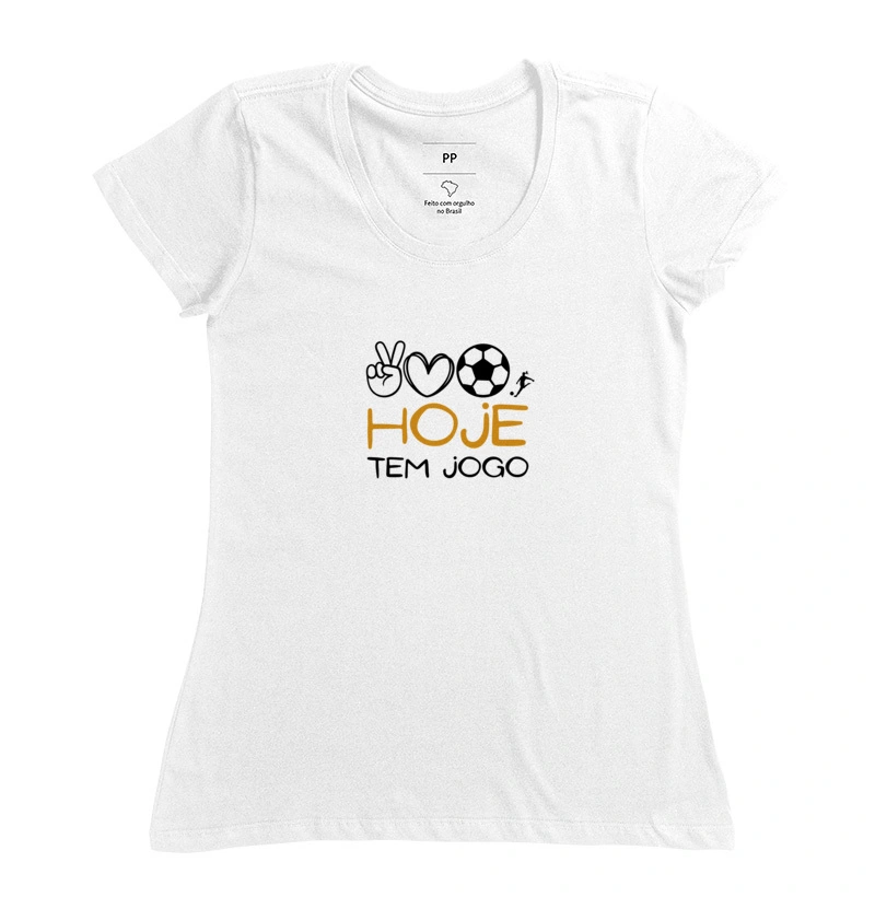 Camiseta Hoje tem Jogo