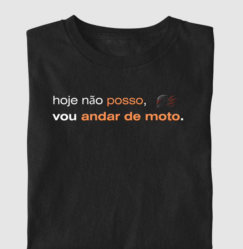 Vou andar de moto