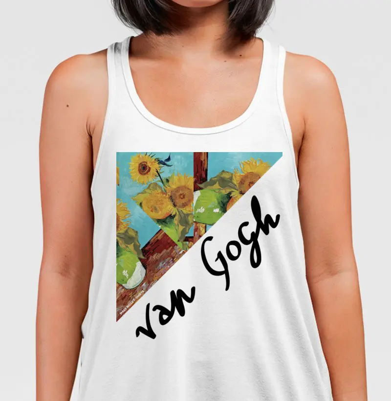 TRÊS GIRASSÓIS EM UM VASO de Vicent van Gogh PR