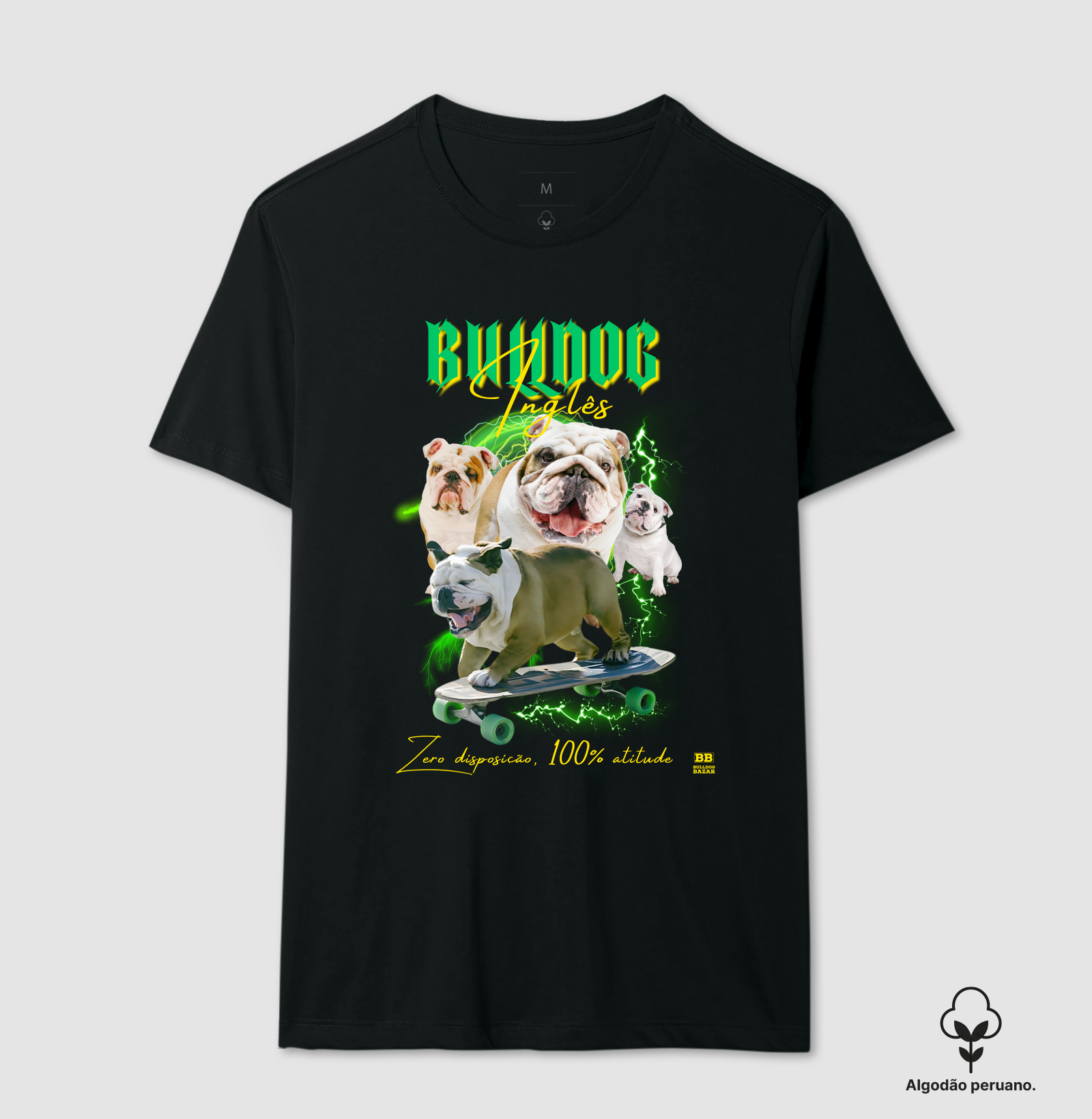 Camiseta Premium Bulldog Ingles "Bootleg"
