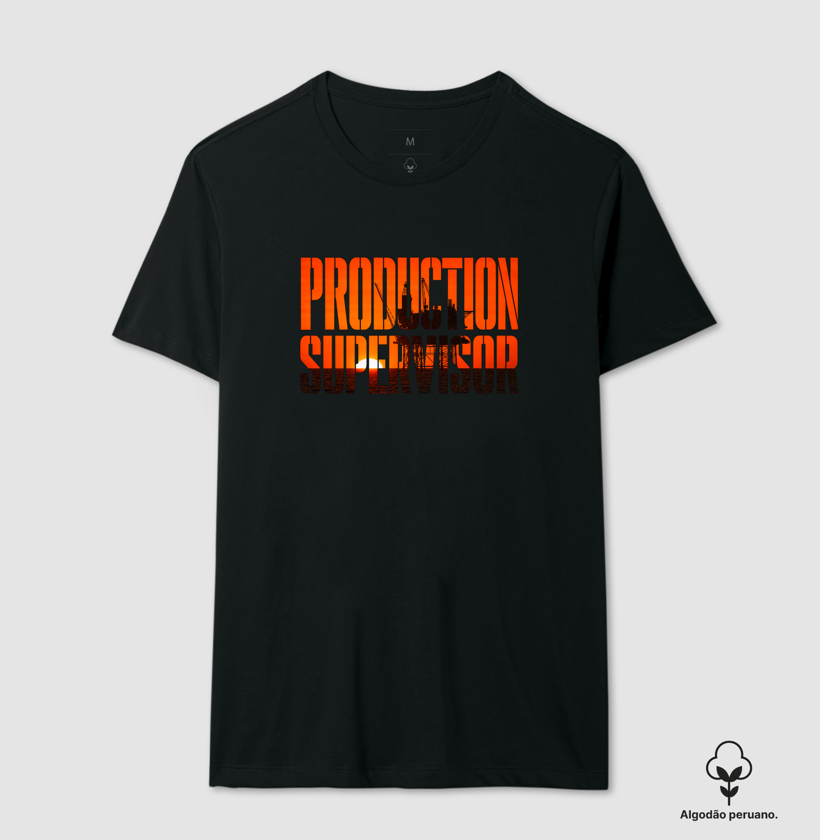 Production Supervisor Offshore 2 - Camiseta Algodão Peruano