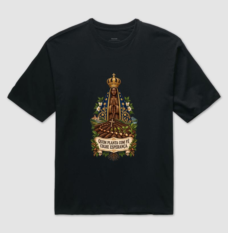 Quem planta com fé, colhe esperança.