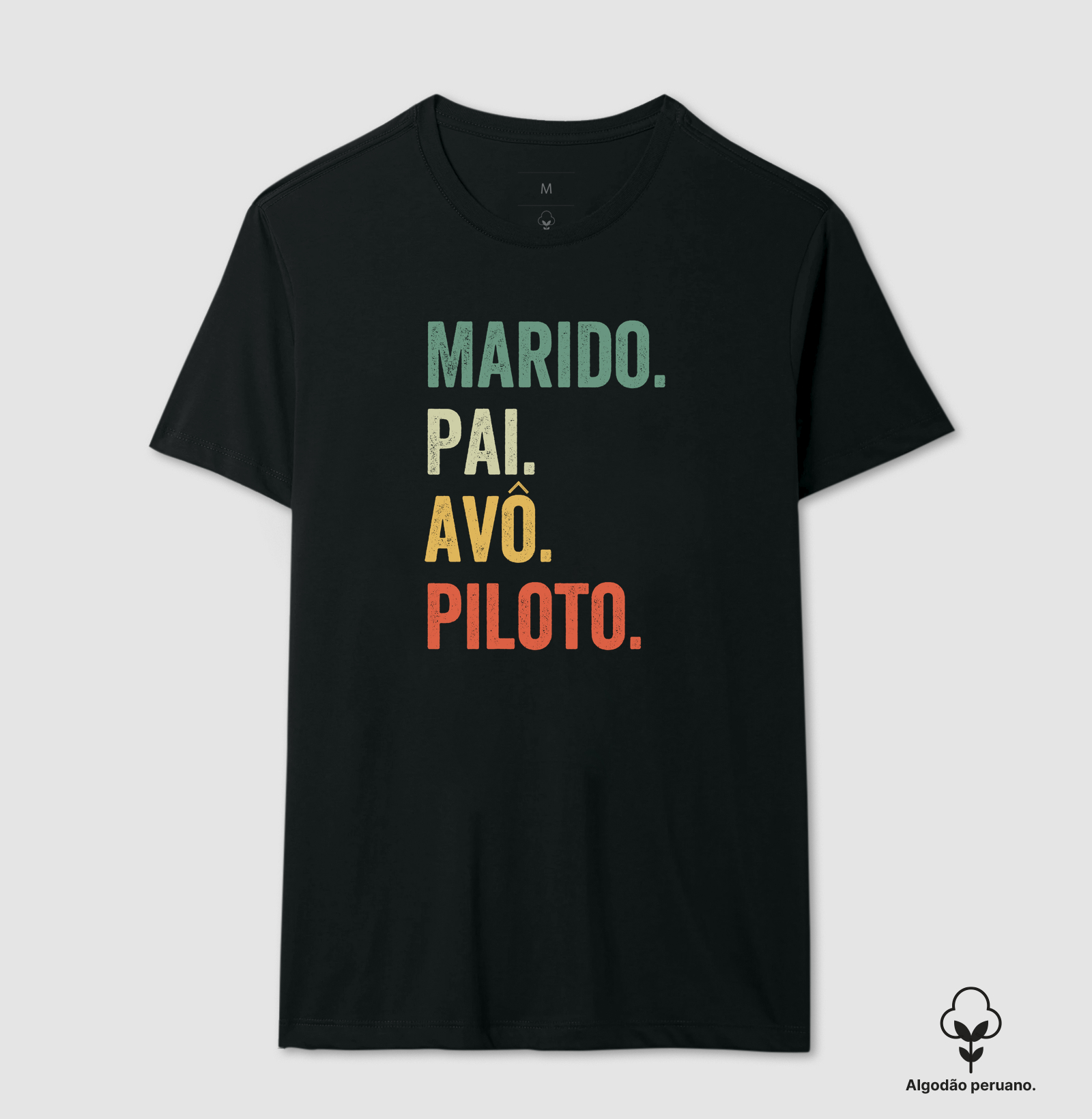 Marido. Pai. Avô. Piloto.