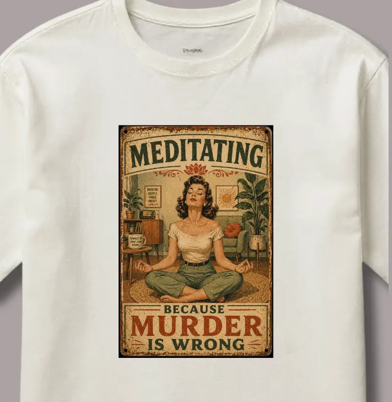 Meditating Because Murder is Wrong