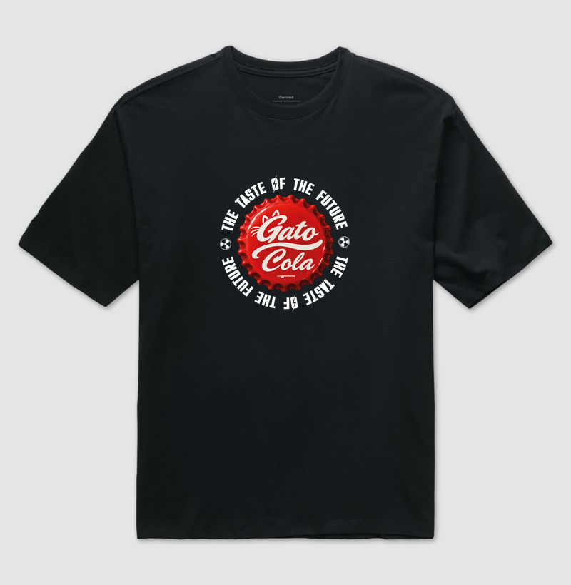 Gato Cola - The taste of the future - Camiseta Oversized