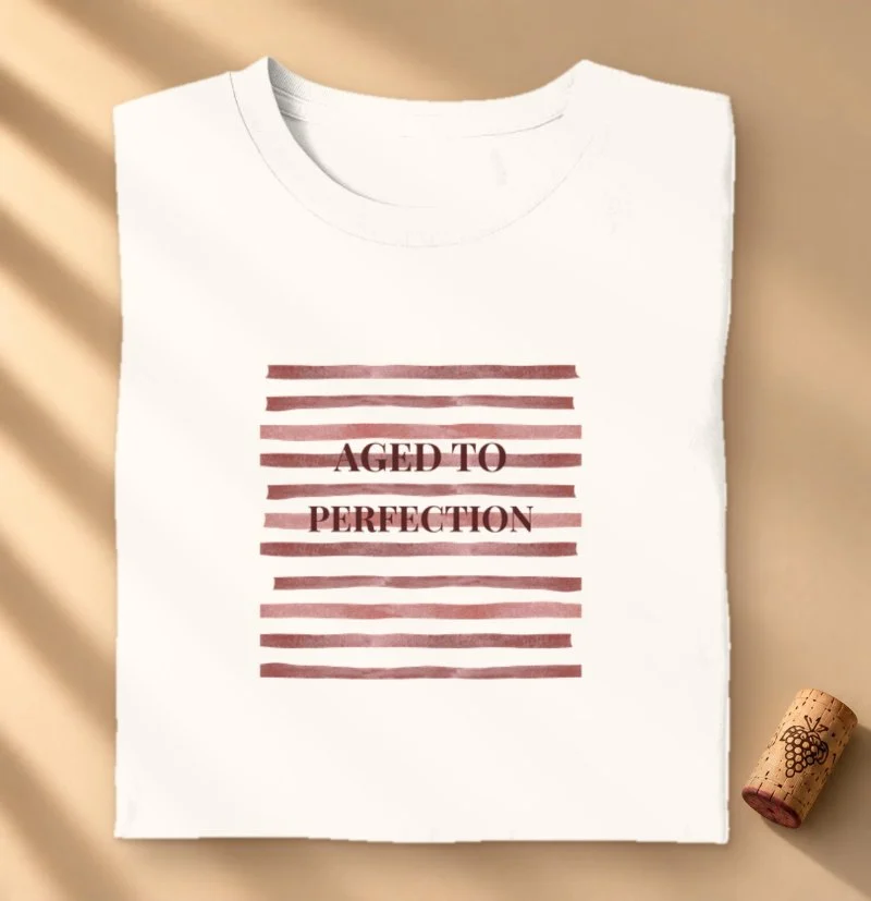 Camiseta Vinho - Aged to Perfection