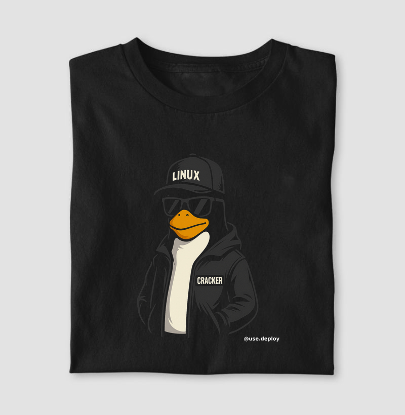 Camiseta Linux Cracker
