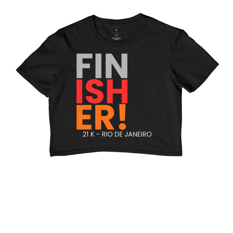 Camiseta Meia Maratona - Finisher 21K Rio de Janeiro