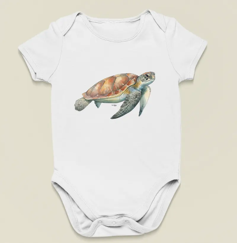 Tartaruga Marinha Aquarela