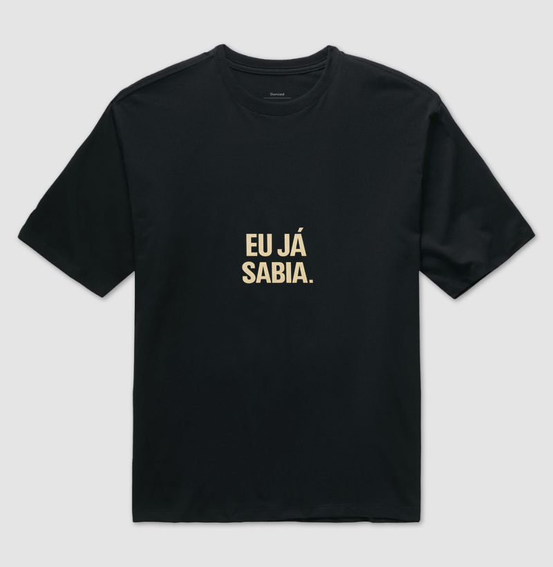 Eu já sabia.