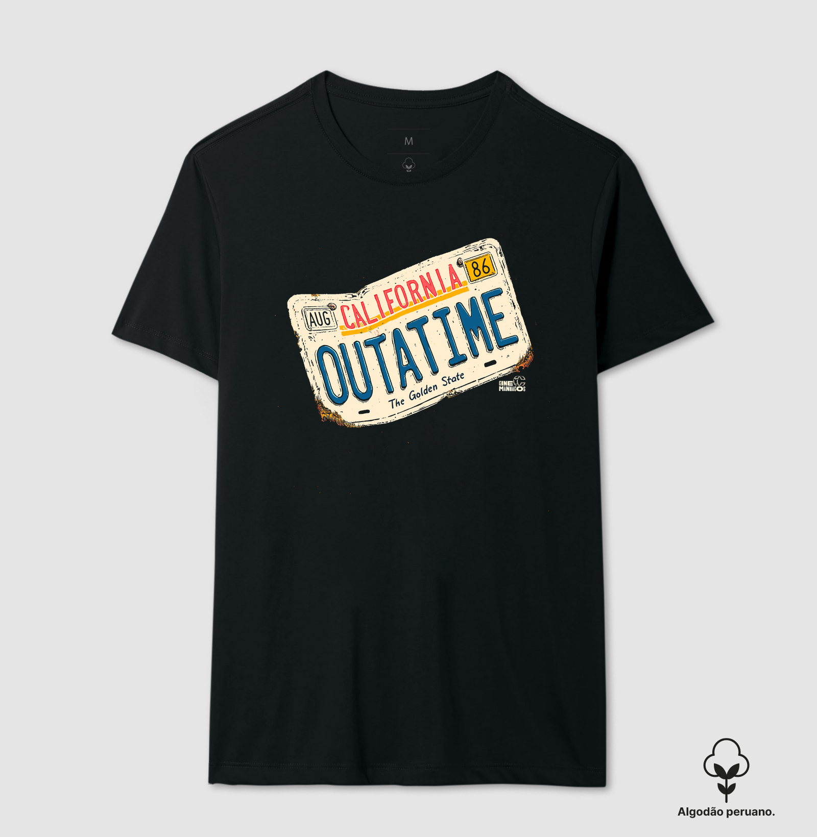 Camiseta OUTATIME — De Volta para o Futuro - Camiseta Algodão Peruano