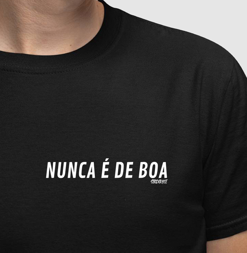 Nunca é de boa.