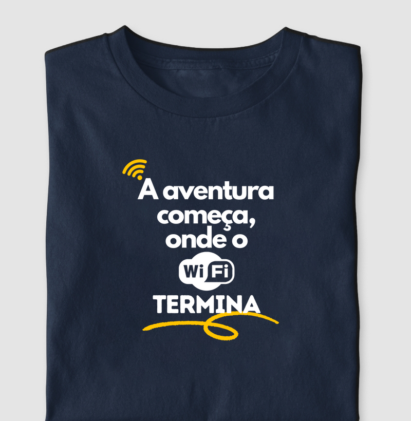 A aventura começa, onde o WiFi termina