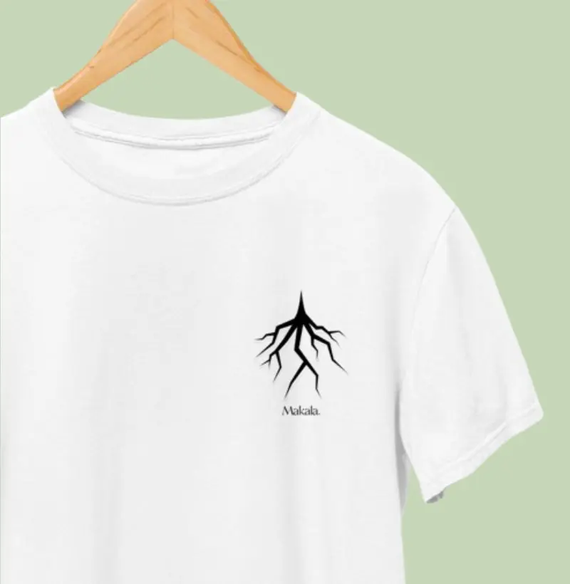 Camiseta Algodão Peruano Raízes Leves - Coleção Mahalo