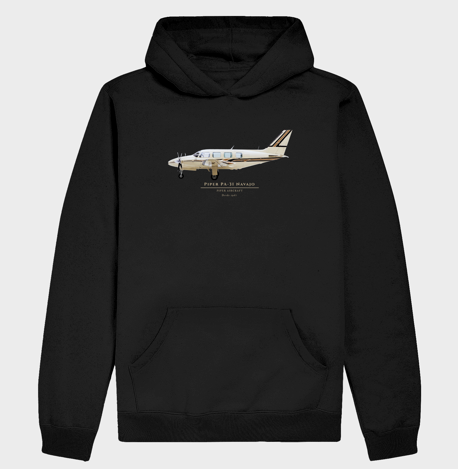PIPER PA-31 NAVAJO - PT-WAO - Profile - Hoodie Moletom