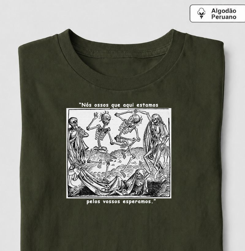 Camiseta Algodão Peruano Memento Mori II - Camiseta Algodão Peruano