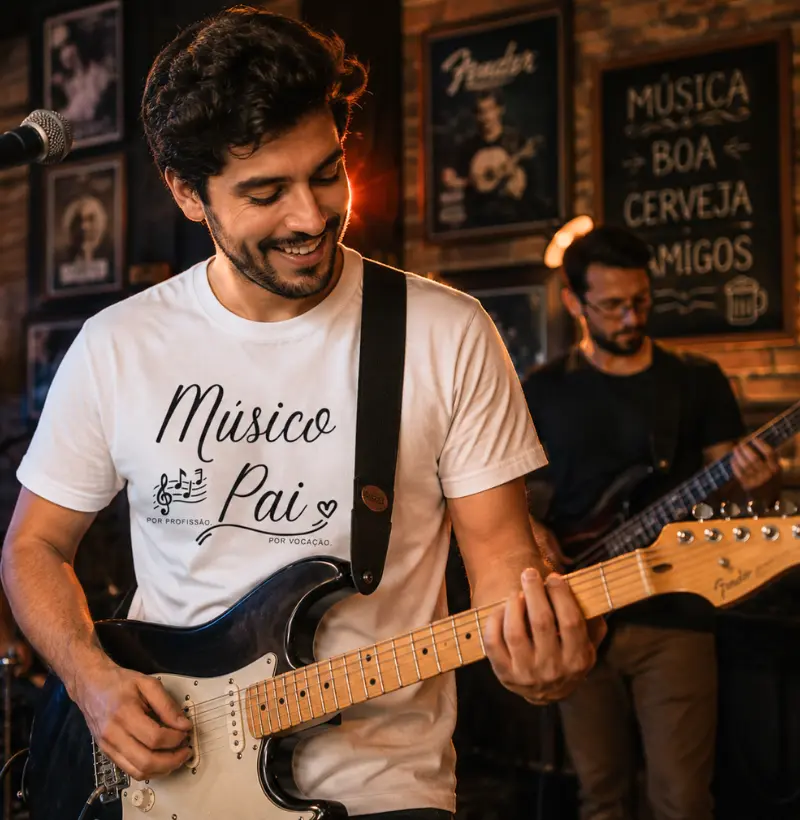 Músico por profissão, pai por vocação