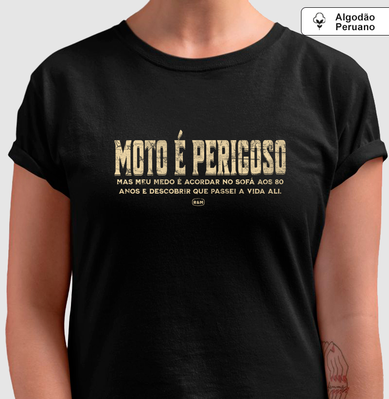 Moto é Perigoso - Minimalista