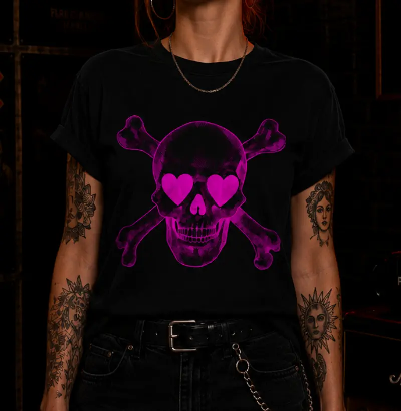 Pink skull