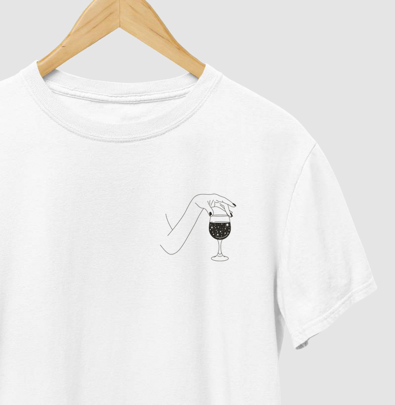 Camiseta Vinho - Brinde Cósmico