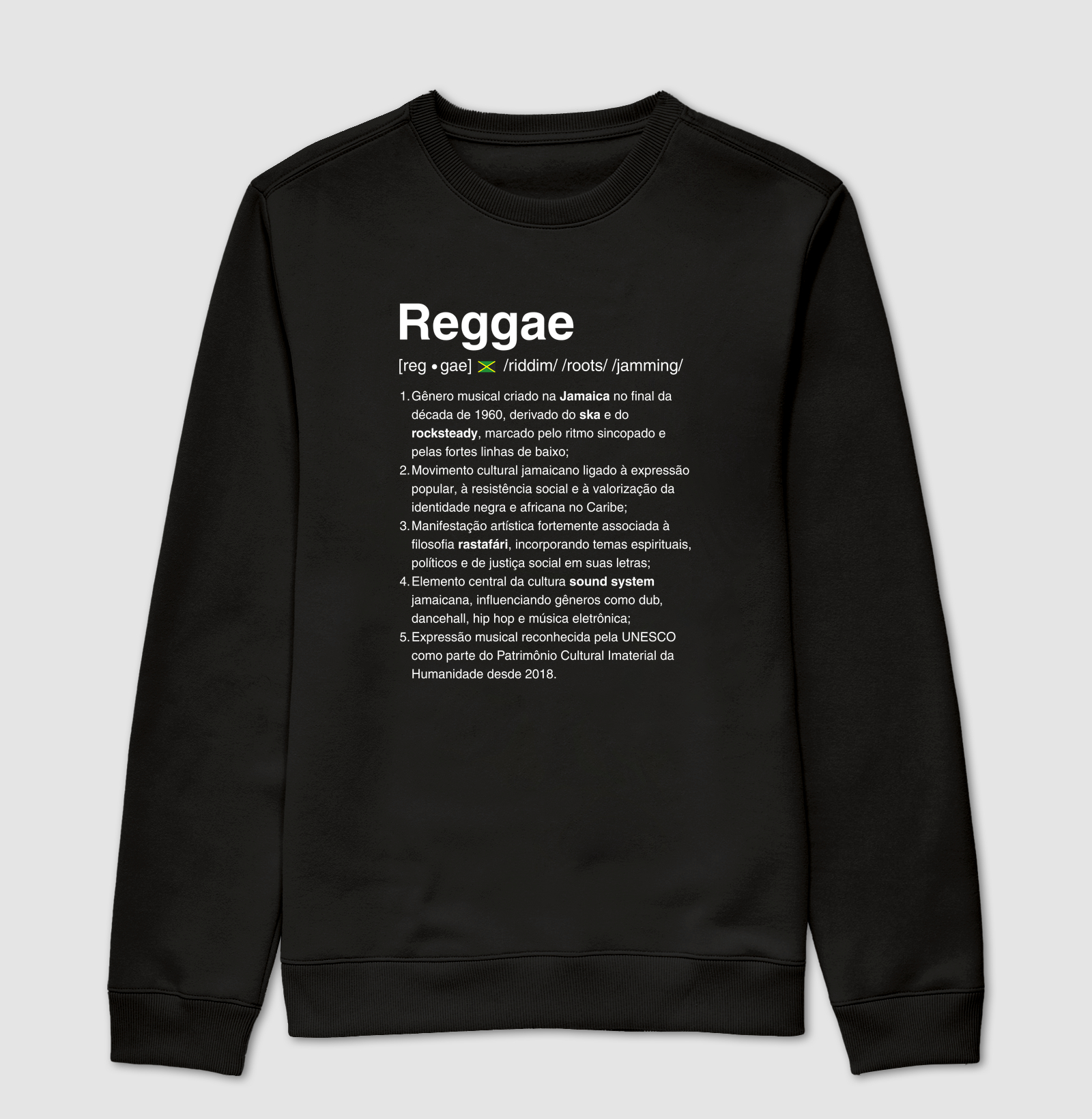 Definição Reggae - Suéter Moletom