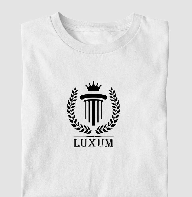 Camiseta Estampa Logo Luxum Preto 