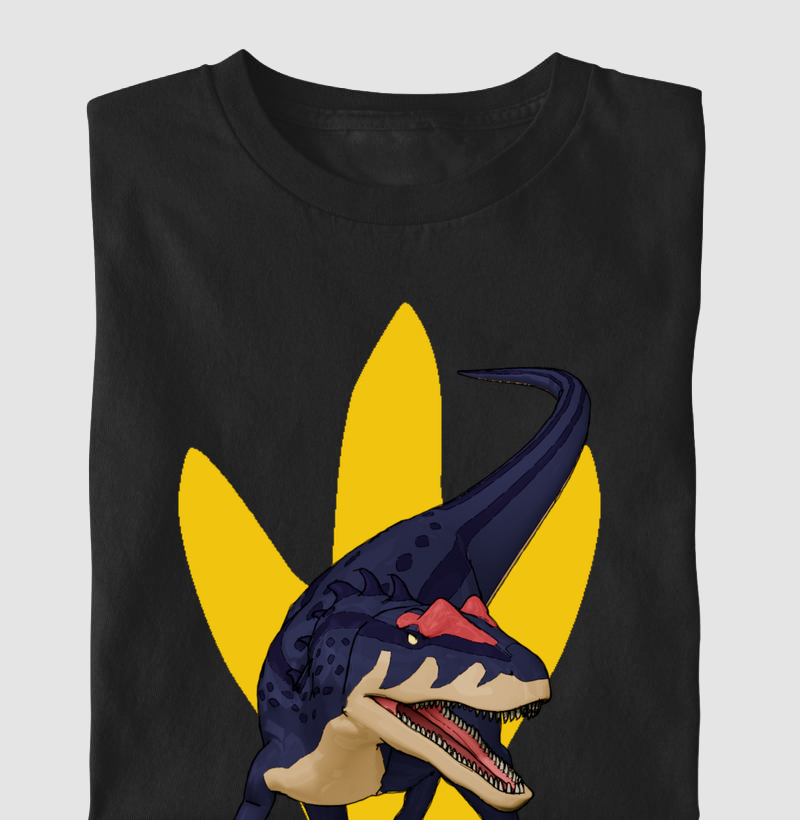Camiseta Dinossauro Alossauro Algodão Premium Dinoloco