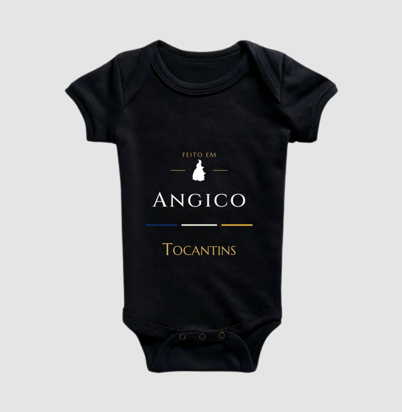 Feito em Angico TO - Body Infantil