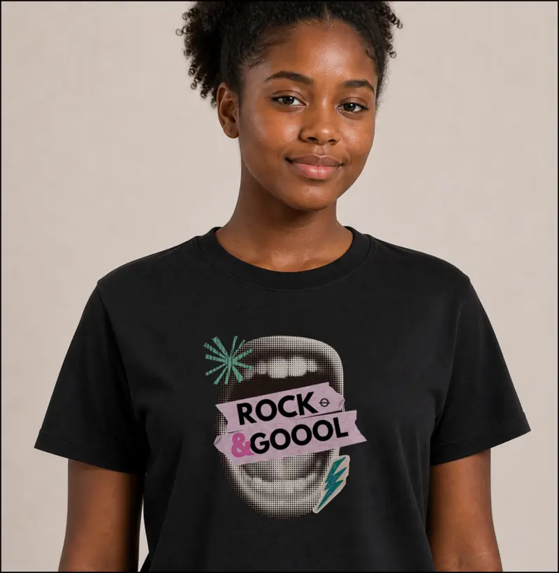 Rock & Gol — Colagem Urbana - Camiseta Infantil