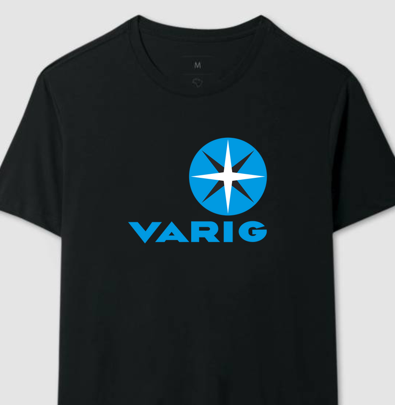 Companhias Aéreas do Brasil - VARIG (Azul Claro)