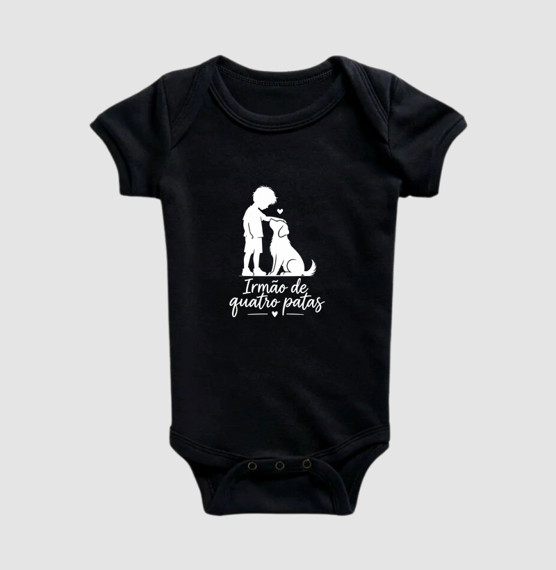 Irmão de Quatro Patas - Body Infantil