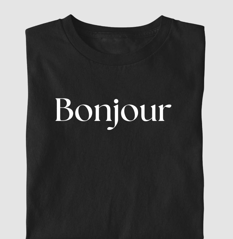 Camiseta Infantil Bonjour 