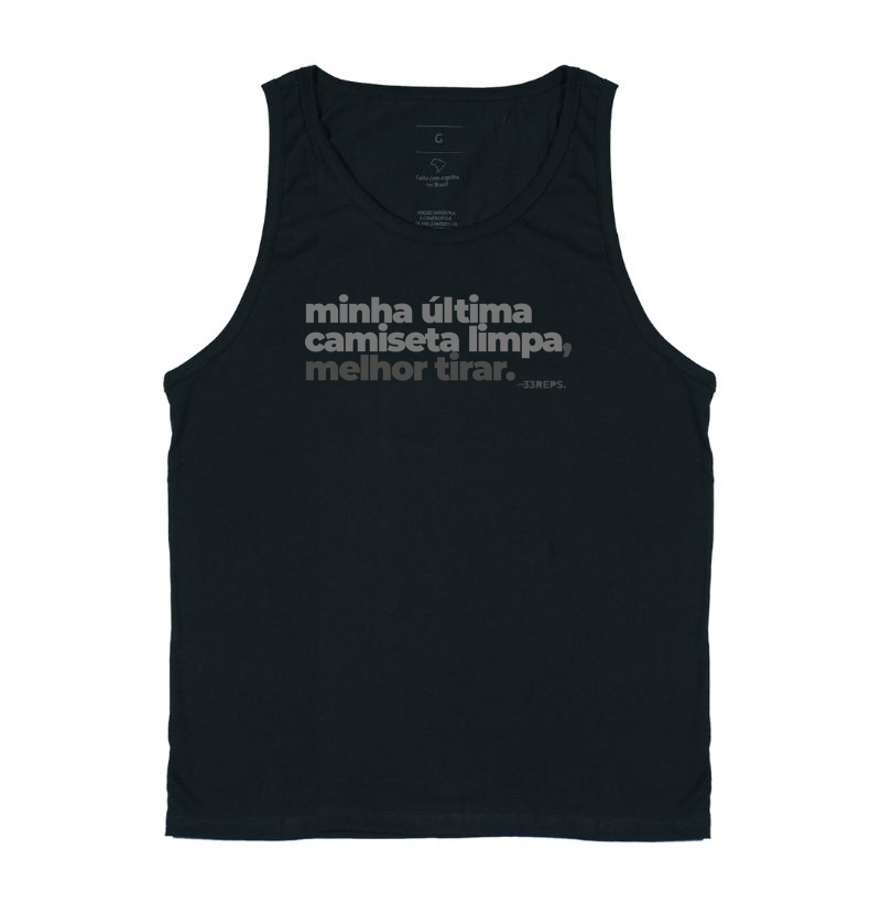 última camiseta limpa II